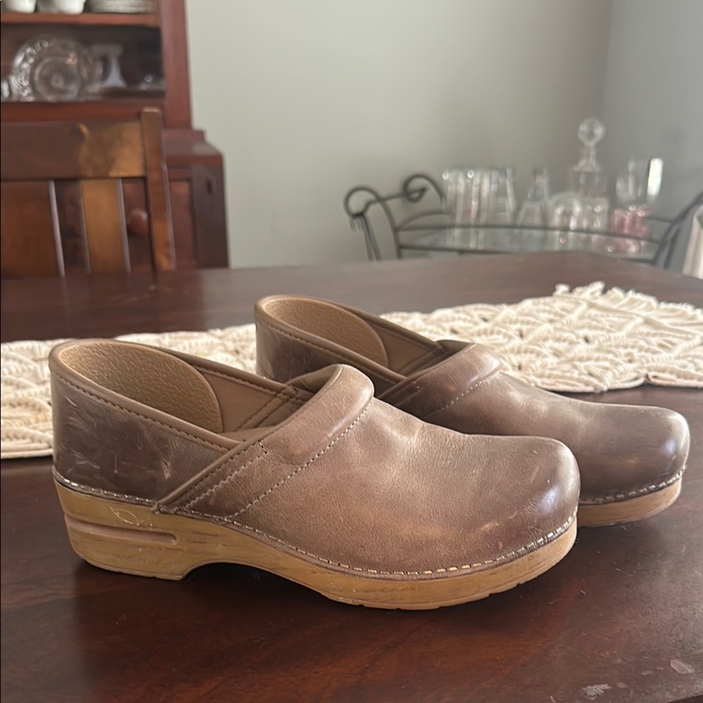 Dansko Leather Clogs